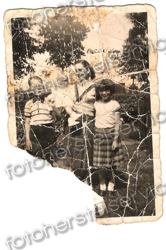 Beschadigde Familie foto
